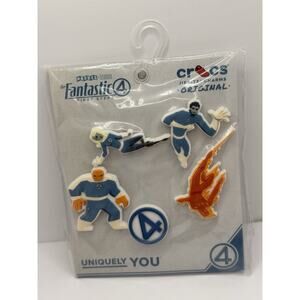 Fantastic Four Crocs Jibbitz Charms Original 5 Pack Set New